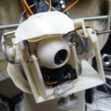 Fixation of the eye module front view